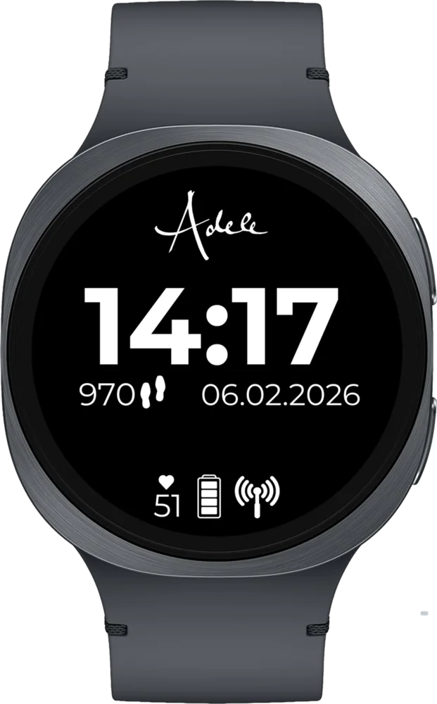 SmartWatch – Notrufuhr am Handgelenk mit seitlicher Notruftaste, GPS-Ortung und Sturzerkennung